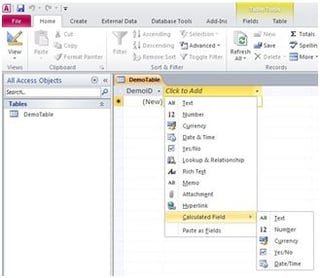 Leverage Fancy Data Types in Microsoft Access 2010