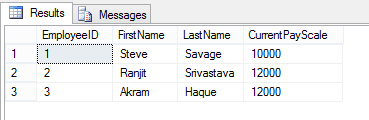 Create First Table 