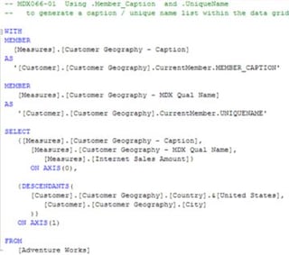 Intrinsic Member Properties: The MEMBER_CAPTION Property