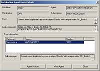 Transaction Replication – Duplicate Key Inserted Error