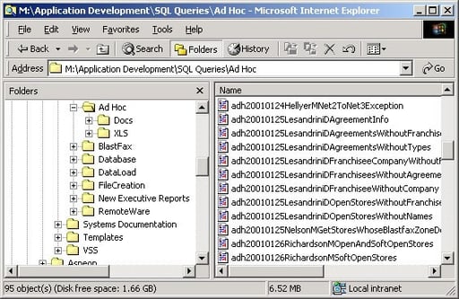 Catalog Your SQL Scripts with MS Access