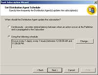 Transactional Replication – Running in Non-Continous Mode