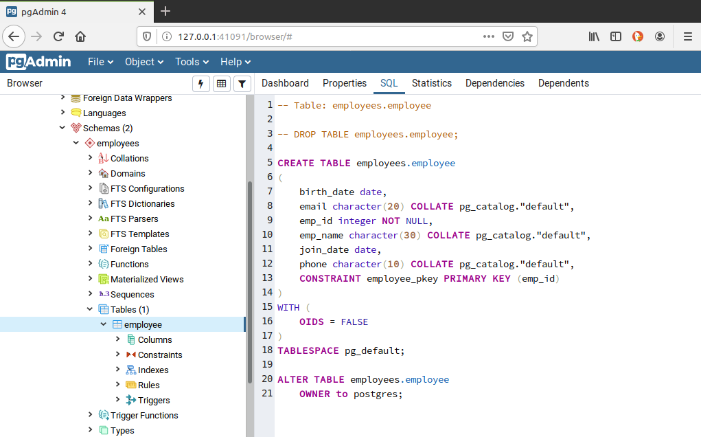 Hands-on SQL in PostgreSQL
