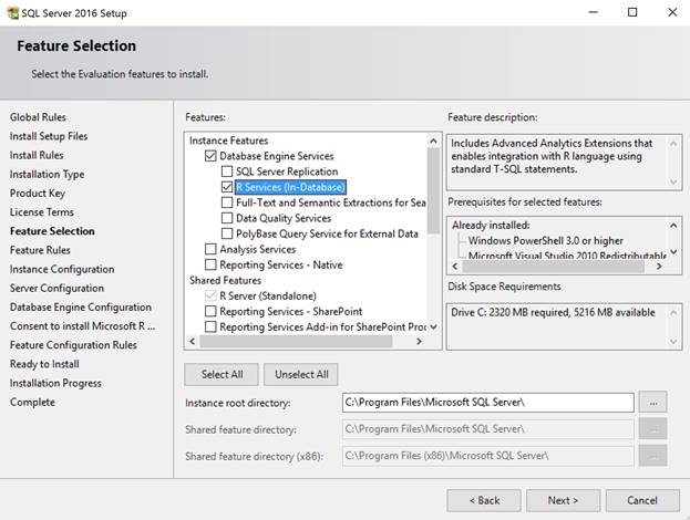 SQL Server 2016 Setup