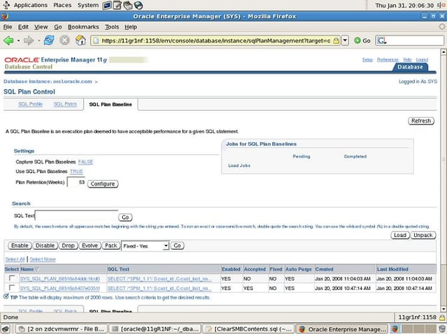Oracle Database 11g: SQL Plan Management, Part 2