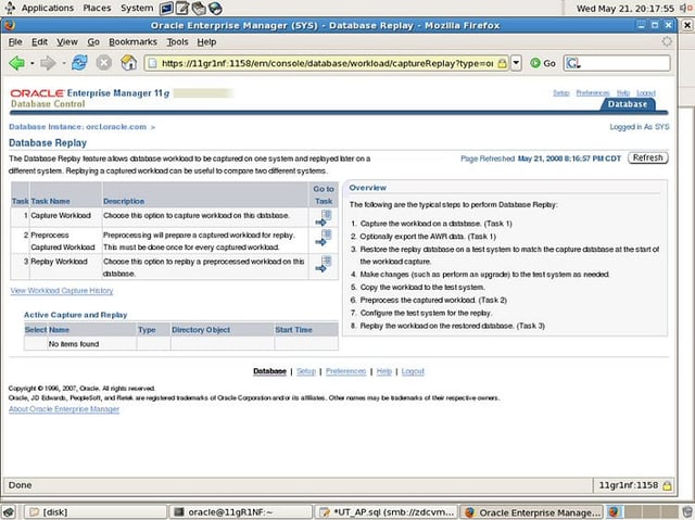 Oracle Database 11g: Database Replay, Part 2