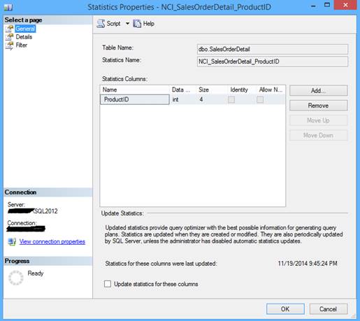 Statistics Properties: General