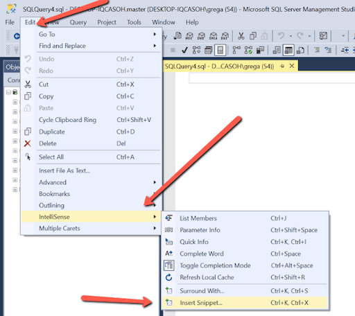 What Is a TSQL Code Snippet, How Would You It, and Why?