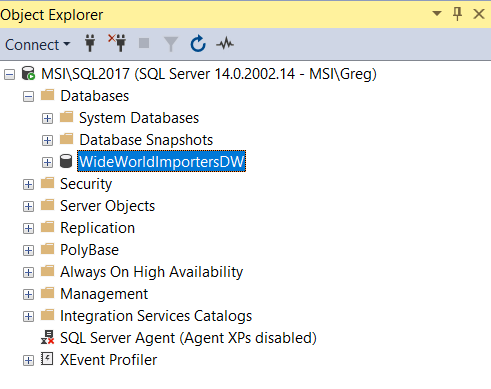Displaying the Object Explorer Details Pane in SQL Server Management Studio