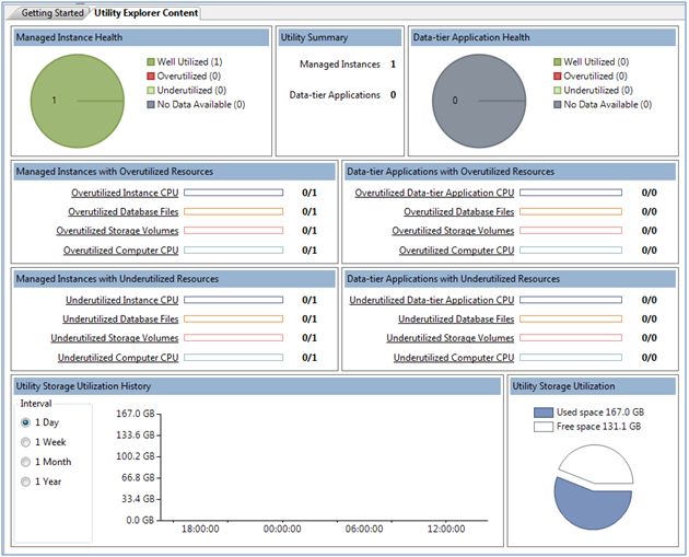 Utility Explorer Dashboard