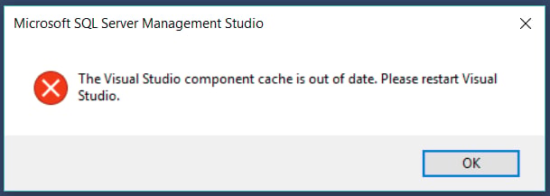 What to Do When You Get a “Cache is Out of Date” Error Message