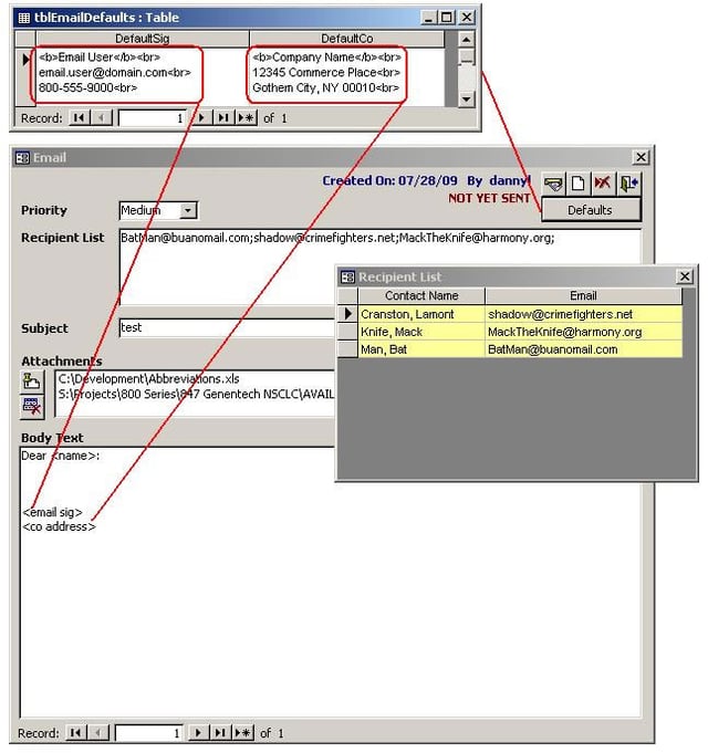 Bulk-Batch Email From Microsoft Access