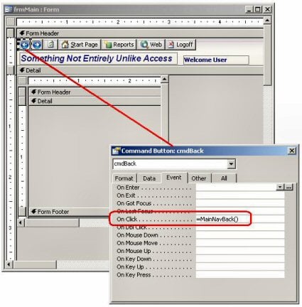 Browser Style Form Navigation