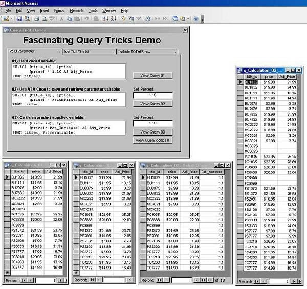Fascinating Query Tricks