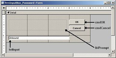 frmInputBox_Password in Design view