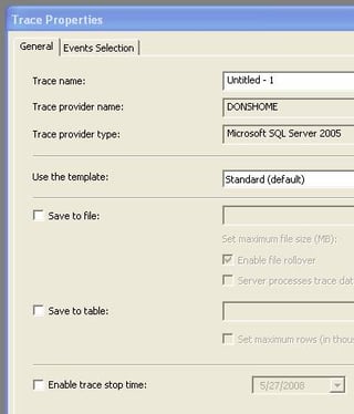 Introduction to SQL 2005 Profiler Part 1