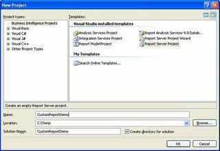 Building Custom Reporting Services Reports for SQL Server Management Studio