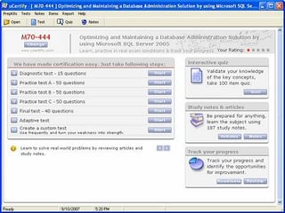 Preparing for the M70-444 Exam