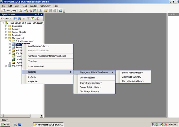 Reports for SQL Server 2008 System Data Collections | Database Journal