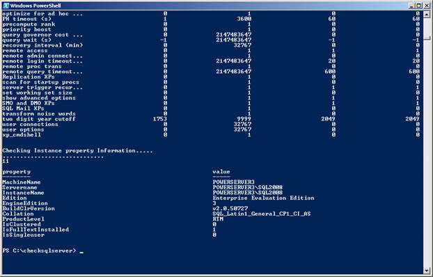 Check your SQL Server using Windows PowerShell – Part 5