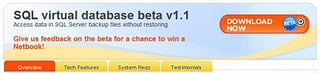SQL Server Virtual Database from Idera
