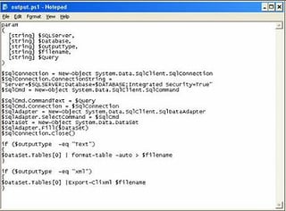 Microsoft Windows PowerShell and SQL Server 2005 SMO – Part 11