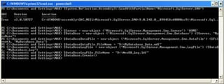 Microsoft Windows PowerShell and SQL Server 2005 SMO – Part 5
