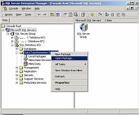 Restore multiple DTS packages