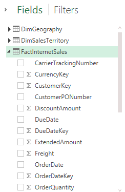 Fields List