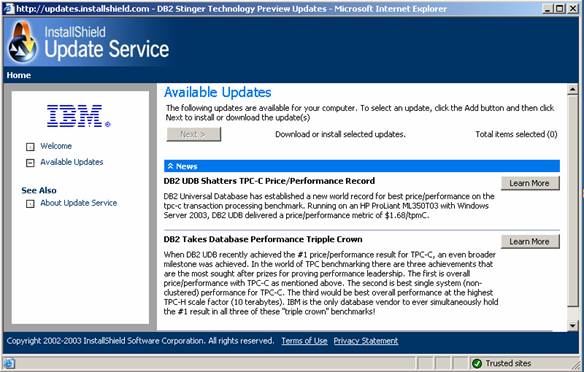 DB2 Universal Database for Windows Deployment Enhancements in “Stinger”
