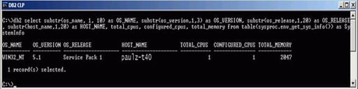 The Easy Way to Information about Your IBM DB2 Universal Database for Linux, UNIX, and Windows Server