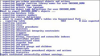 Cascading in Oracle: Friend or Foe?