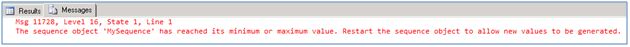 Understanding Sequence Object in SQL Server Denali