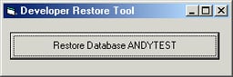 SQL DMO – Restoring a Database