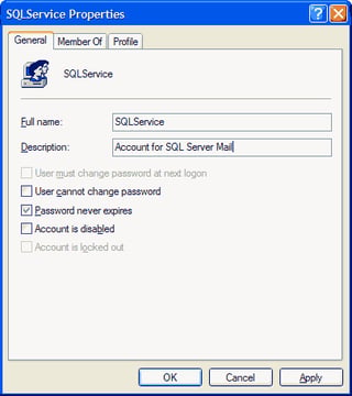 Automate with SQL Mail