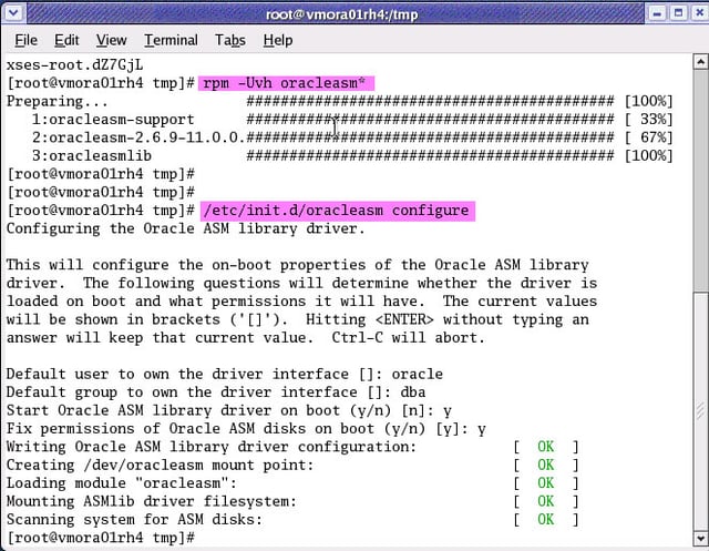Setting up ASM on Oracle 10g
