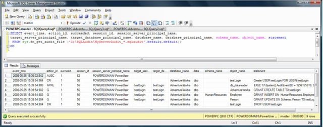 SQL Server Audit in SQL Server 2008 – Part 2
